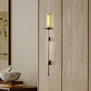 Hamilton Torch Modern Iron Wall Sconce