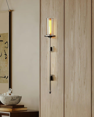 Hamilton Torch Modern Iron Wall Sconce