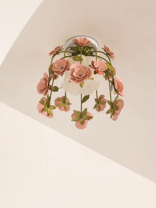 Rosalie Floral Glass Ceiling Light