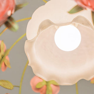 Rosalie Floral Glass Ceiling Light