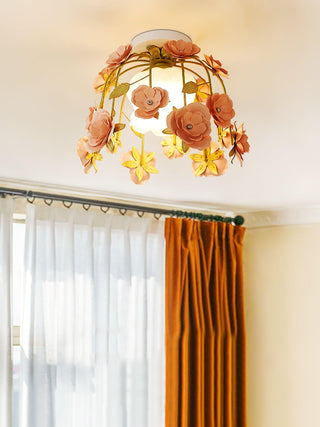 Rosalie Floral Glass Ceiling Light