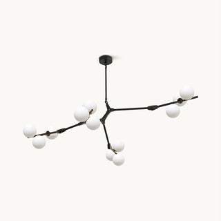 Branch Opal Glass Chandelier