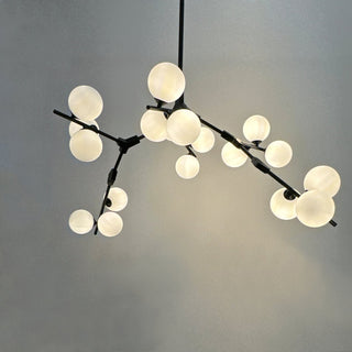 Branch Opal Glass Chandelier