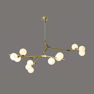 Branch Opal Glass Chandelier
