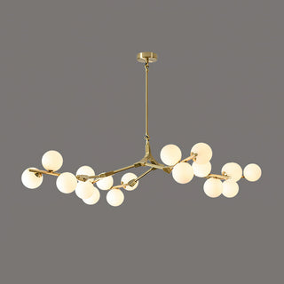 Branch Opal Glass Chandelier