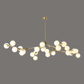 Branch Opal Glass Chandelier