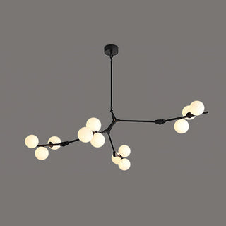 Branch Opal Glass Chandelier