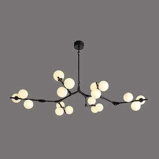 Branch Opal Glass Chandelier