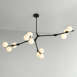 Branch Opal Glass Chandelier