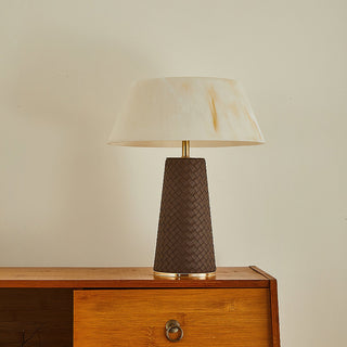Hanover Modern Leather Table Lamp