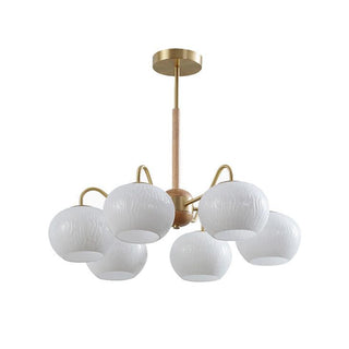Hans Bergstrom Sculptural Glass Chandelier