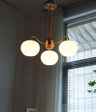 Hans Bergstrom Sculptural Glass Chandelier