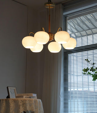 Hans Bergstrom Sculptural Glass Chandelier