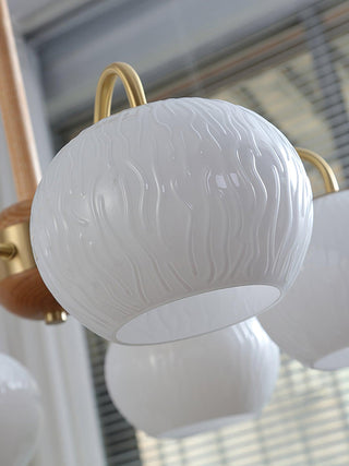 Hans Bergstrom Sculptural Glass Chandelier