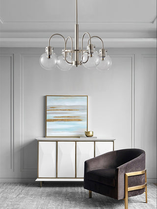 Hansford Sculptural Metal Chandelier