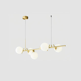 Harmony Birds Contemporary Brass Chandelier