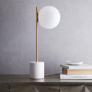 Harper Globe Minimalist Marble Table Light