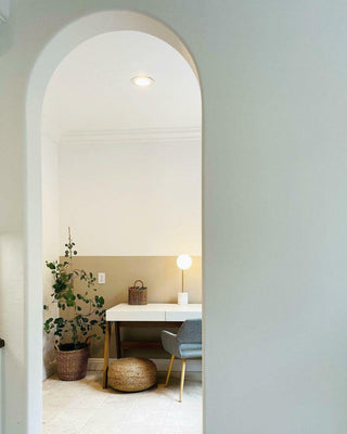 Harper Globe Minimalist Marble Table Light