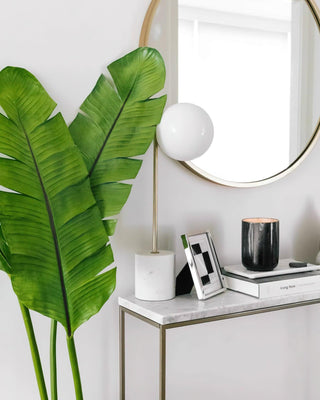 Harper Globe Minimalist Marble Table Light