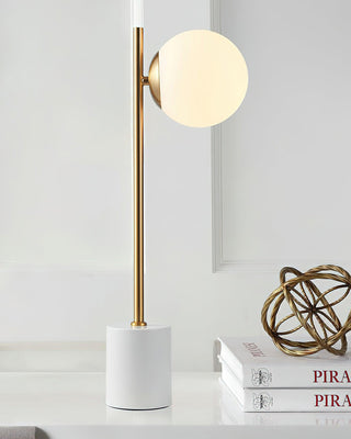 Harper Globe Minimalist Marble Table Light