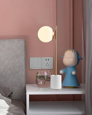Harper Globe Minimalist Marble Table Light