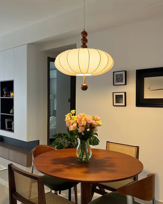 Hashira Retro Fabric Pendant Light