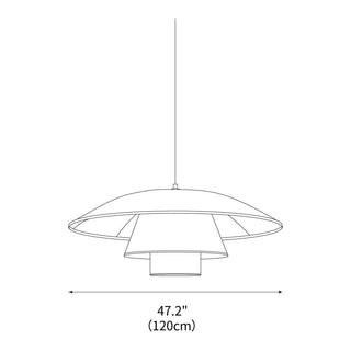 Hat Weave Rattan Oriental Rattan Pendant Light