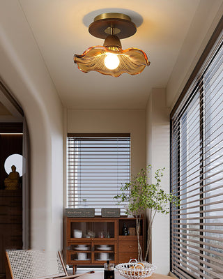 Heaney Modern Brass Ceiling Light