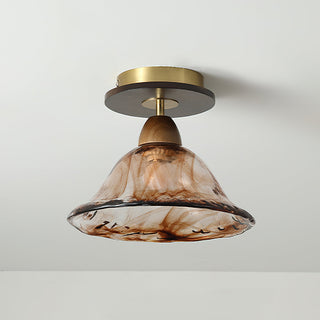 Heaney Modern Brass Ceiling Light