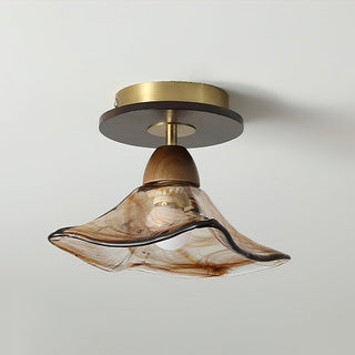 Heaney Modern Brass Ceiling Light