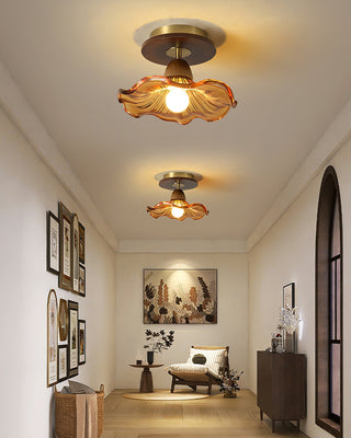 Heaney Modern Brass Ceiling Light