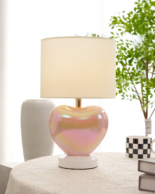 Heart Playful Ceramic Table Lamp