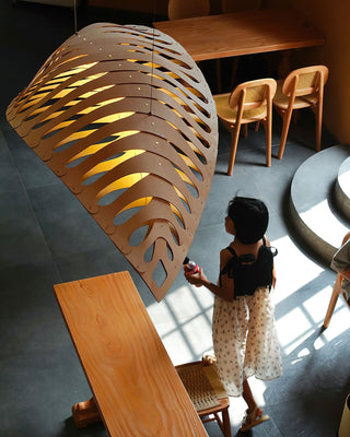 Heaven Flower Bone Natural Wood Chandelier