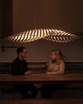 Heaven Flower Bone Natural Wood Chandelier