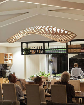 Heaven Flower Bone Natural Wood Chandelier
