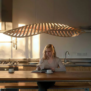 Heaven Flower Bone Natural Wood Chandelier