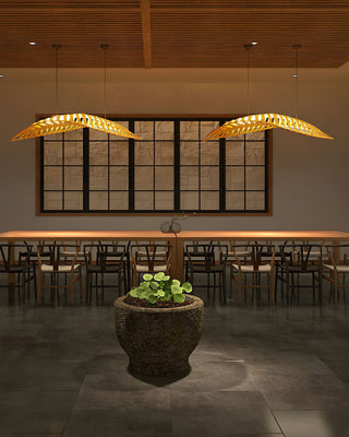 Heaven Flower Bone Natural Wood Chandelier