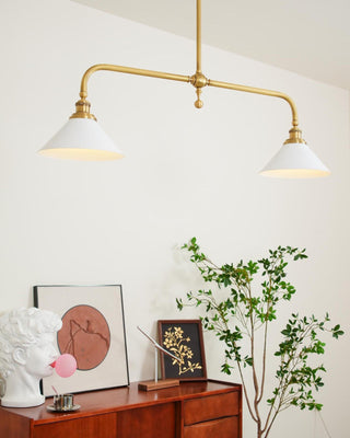 Heirloom Minimalist Aluminum Chandelier