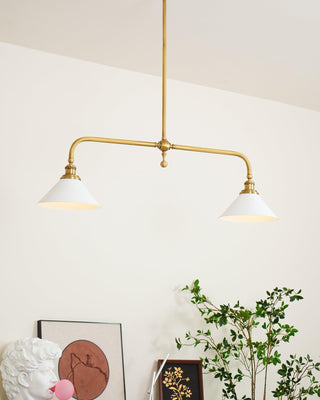Heirloom Minimalist Aluminum Chandelier