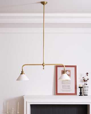 Heirloom Minimalist Aluminum Chandelier