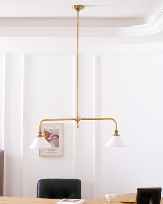 Heirloom Minimalist Aluminum Chandelier