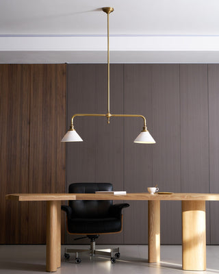 Heirloom Minimalist Aluminum Chandelier