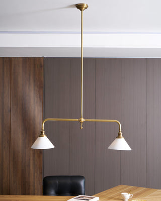 Heirloom Minimalist Aluminum Chandelier