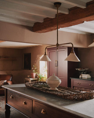 Heirloom Minimalist Aluminum Chandelier