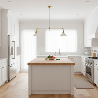 Heirloom Minimalist Aluminum Chandelier