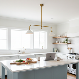 Heirloom Minimalist Aluminum Chandelier