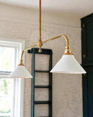 Heirloom Minimalist Aluminum Chandelier