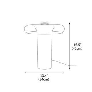 Helix Sculptural Glass Table Light