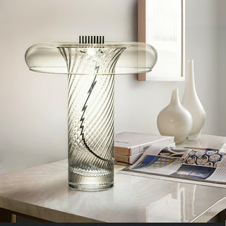 Helix Sculptural Glass Table Light