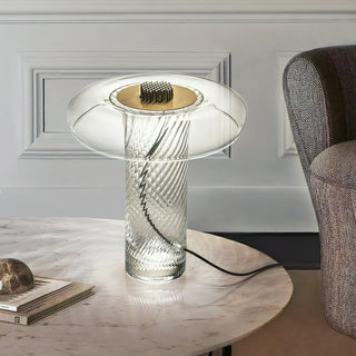 Helix Sculptural Glass Table Light